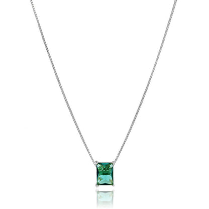 Tourmaline box necklace