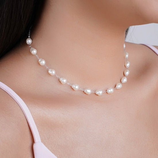 Baroque pearl choker - Lua and Mar