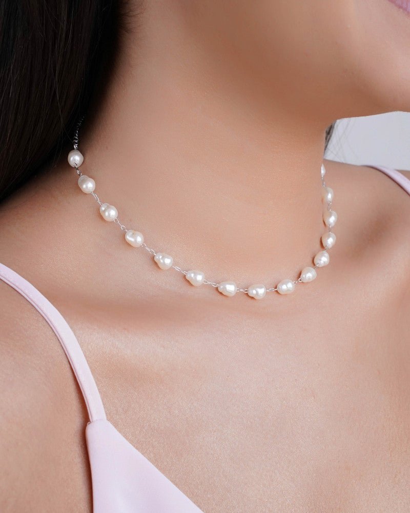 Baroque pearl choker - Lua and Mar