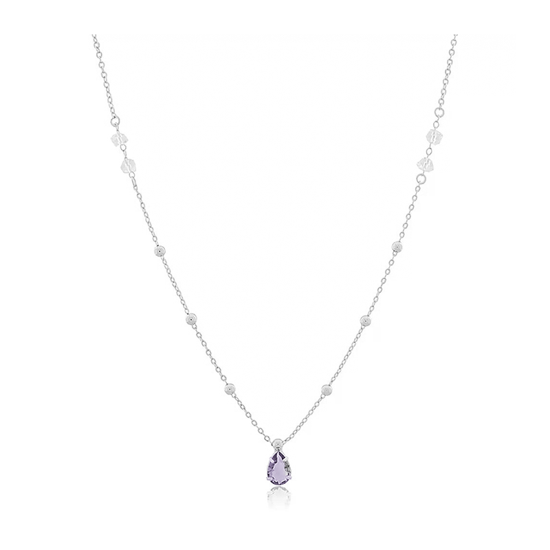 The dainty lilac necklace