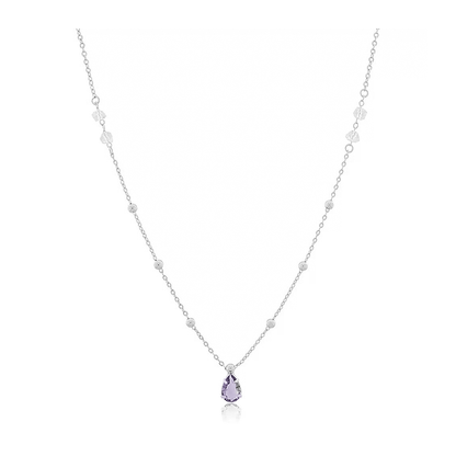 The dainty lilac necklace