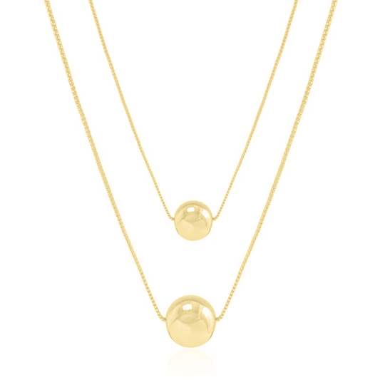 The elegant duo necklace