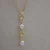 Pearls & Heart Necklace Tie - Lua and Mar