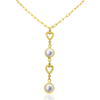 Pearls & Heart Necklace Tie - Lua and Mar