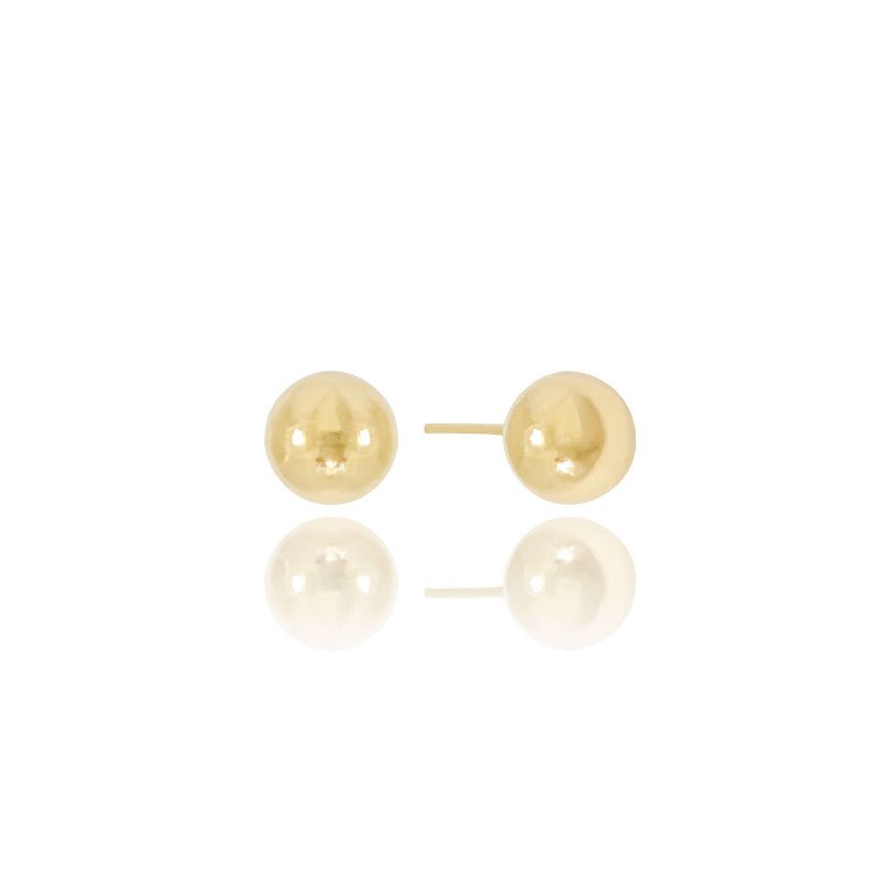 Smooth sphere stud earring - Lua and Mar