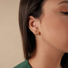 Smooth sphere stud earring - Lua and Mar