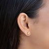 Smooth sphere stud earring - Lua and Mar