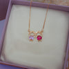 Two Girls Pendant Necklace - Lua and Mar